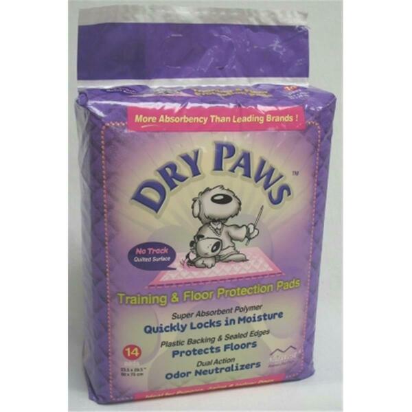Midwest Container & Industrial Supply Dry Paws Training Pads large - PPL14, 14PK 568520